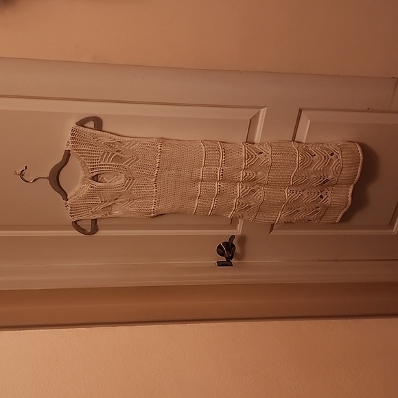 NWT Abercrombie & Fitch Knit Dress, Size S, Off White/Cream - Picture 2 of 3